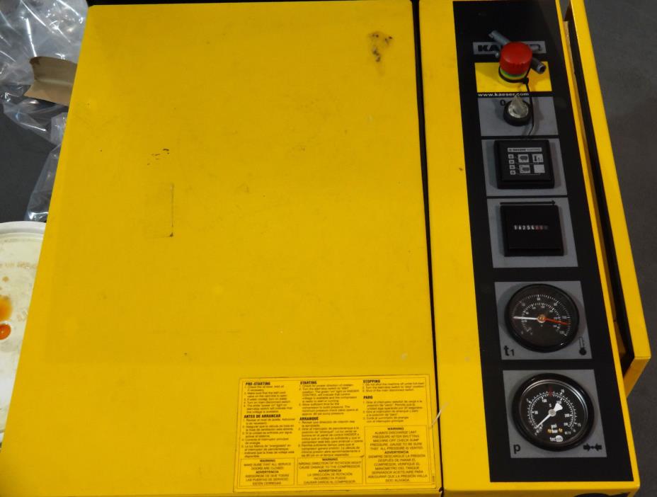 5HP Kaeser SX6 3-phase Air Compressor with Mountable Tank
