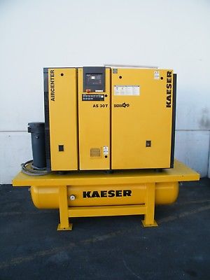 2013 Kaeser AS 30T 30 hp rotary screw air compressor dryer ingersoll rand quincy
