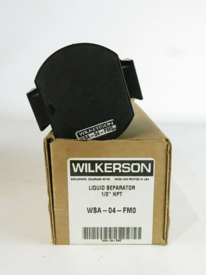 New Wilkerson WSA-04-FM0 Liquid Separator 1/2