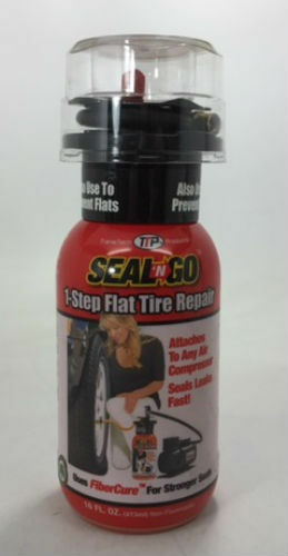 NEW, TTP Seal N' Go 1-step Flat Tire Repair Seals Leaks 16 Fl Oz. REFILL