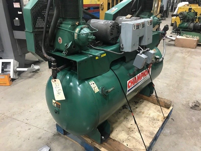 Champion Twin 5 HP Motors Air Compressor # 2136