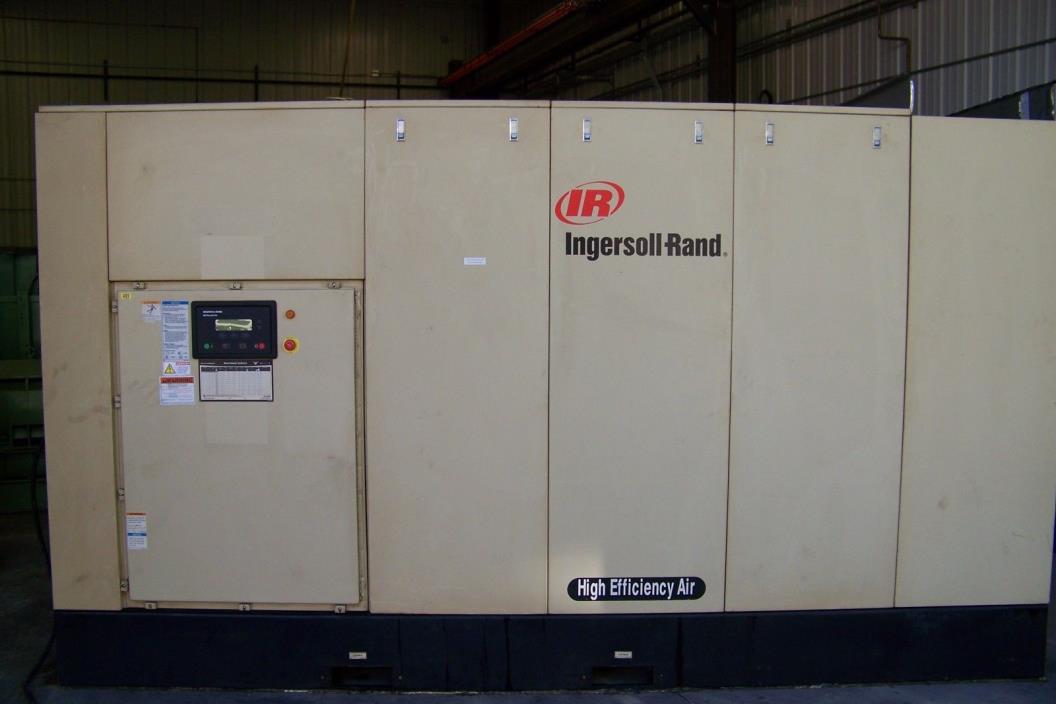 Ingersoll Rand 450hp. two stage 120 psi Rotary Screw Air compressor warranty
