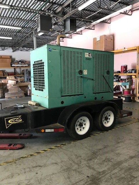 Cummins 35 kW Portable Diesel Generator - 2,501 Hours - Ready To Go!