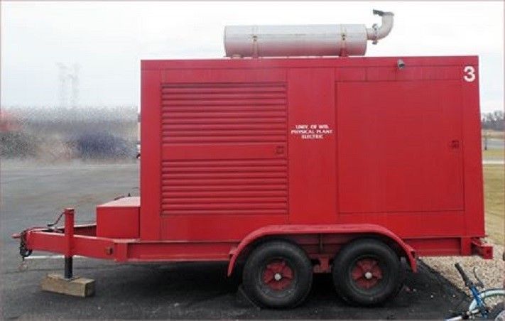 1988 cummins diesel generator 350 KW ON TRAILER MAGNAMAX