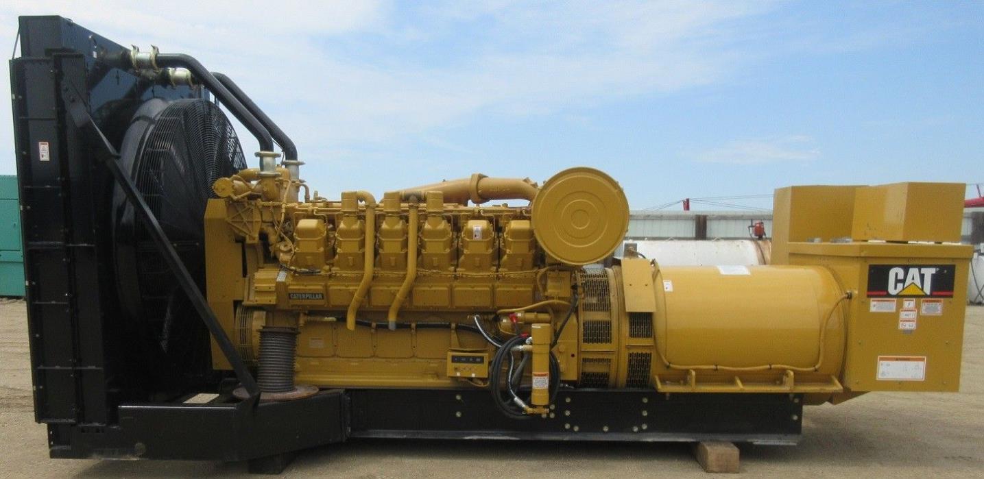 1250 kw Caterpillar Diesel Generator / CAT Genset - Mfg. 2004 - Load Bank Tested
