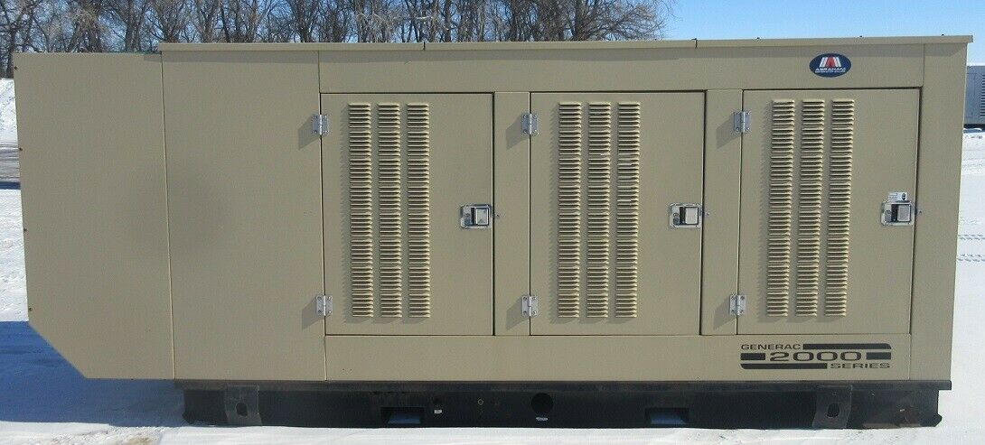 215 kw Generac / Hino Natural Gas Generator / NG Genset - 493 Hours - Mfg. 2000