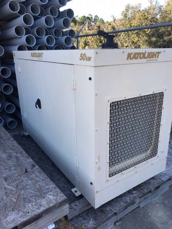 KATOLIGHT 50 KW Propane Generator with Transfer Switch 160 hours Wildwood FL