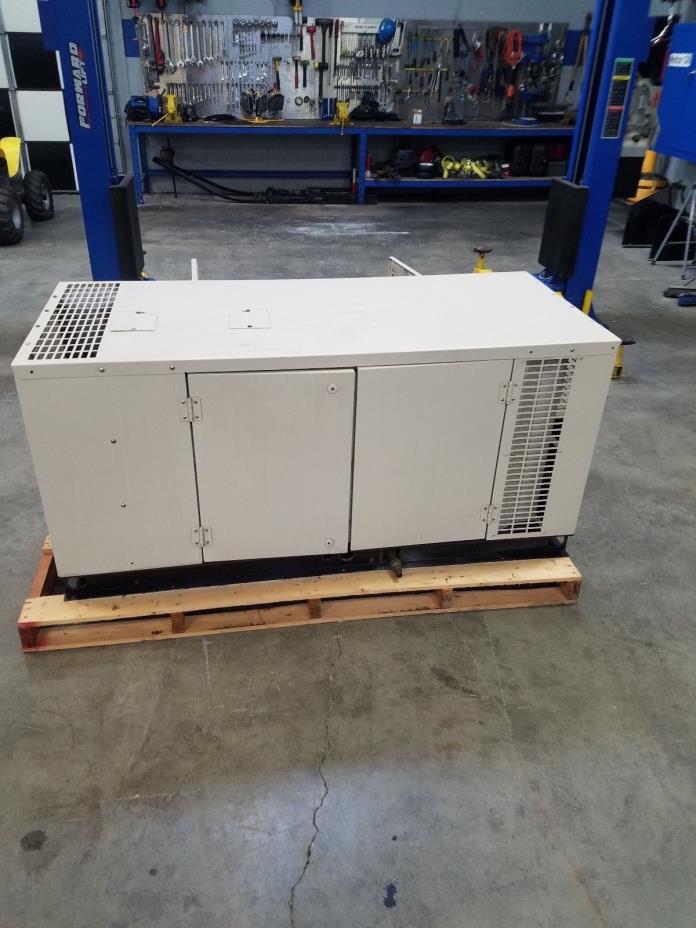 Baldor 25 kW Natural Gas Generator,Ford Engine,  Low hours, Includes Auto Switch