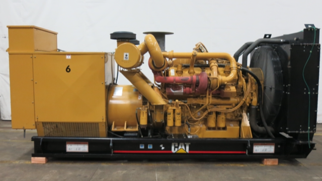 (2002) 750 KW Caterpillar 3412 Diesel Generator 325 Hrs