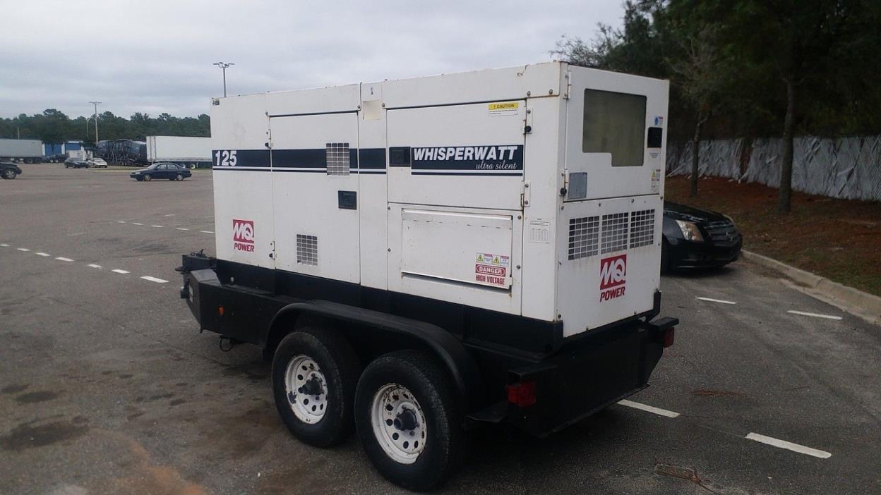 2007 MULTIQUIP DCA-125SSIU Towable Diesel Generator 125kVA/100KW