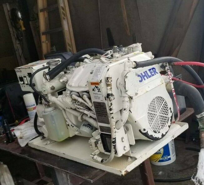 Kohler 4CZ  4 KW Marine Gas Generator 60 Hz