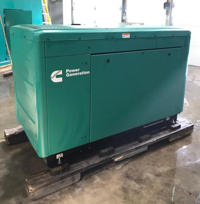 New 25kW Cummins Natural Gas Generator C25-N6 | S/N: C160936908