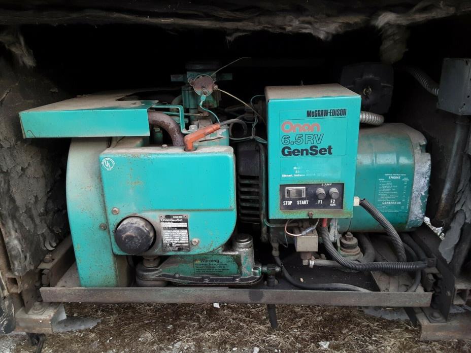 Onan MCGRAW EDISON GenSet 6500 Watt RV Generator 6.5 kW