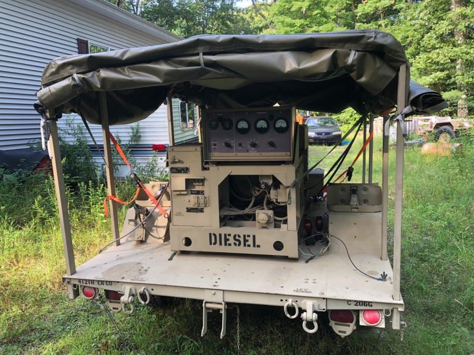MEP-002A 5Kw Military diesel generator with covered trailer fully tested 33 hr