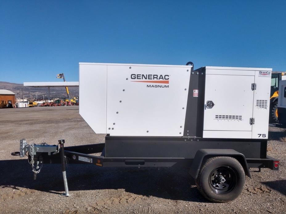 2017 Generac MMG75D Diesel Generator with 10 amp battery charger