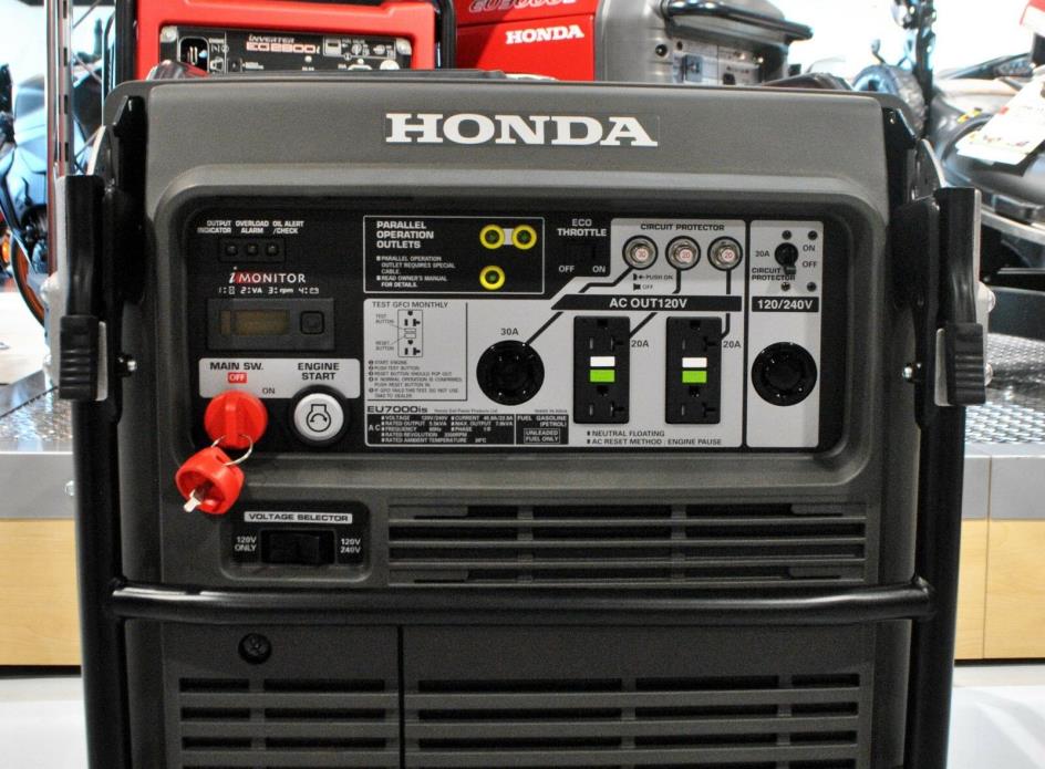 Honda Generator EU7000IS W Portable Quiet Invert Shipping Only To Lower 48