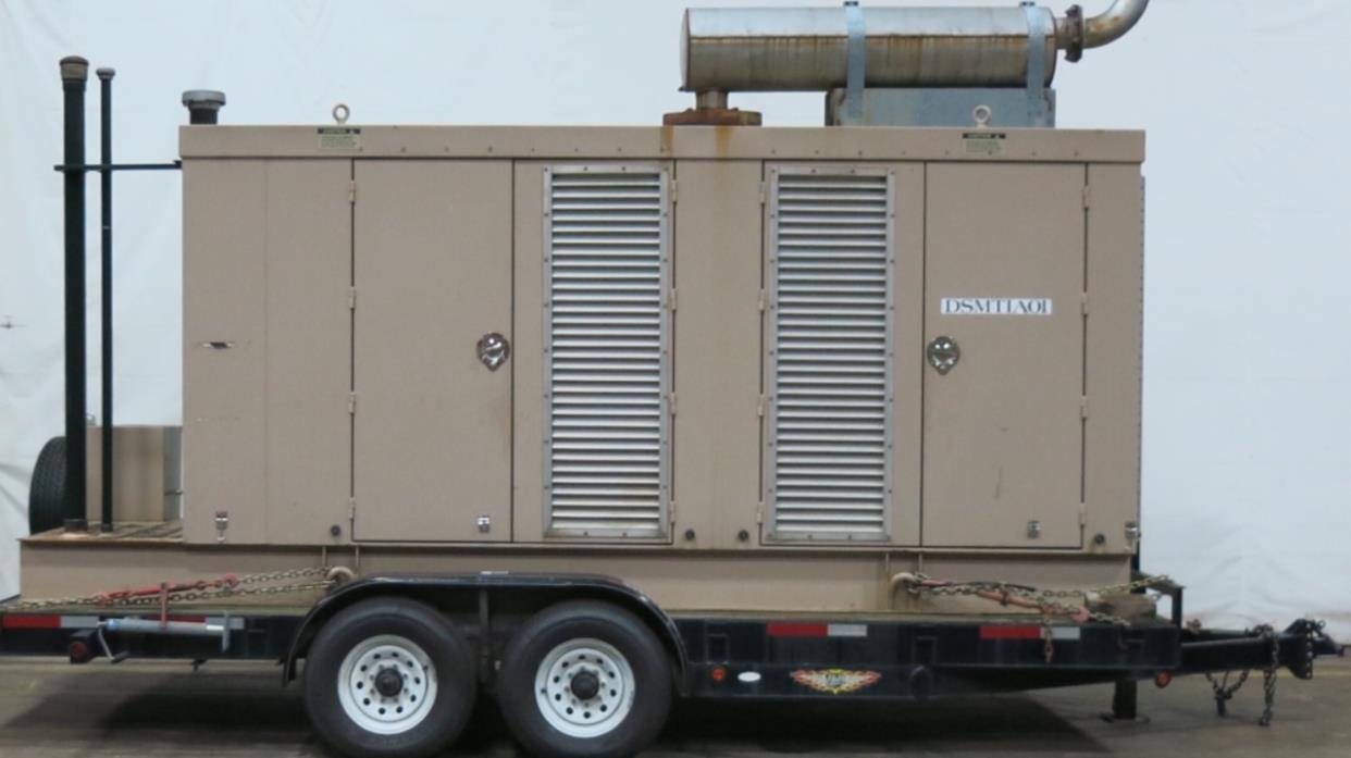 Cummins 200 kW Portable Trailered Diesel Generator LTA10, 249 Hrs - CSDG # 2330