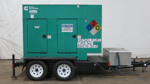 Cummins 80 kW Rental Grade Diesel Generator, EPA Tier 3, 106 Hrs - CSDG # 2322