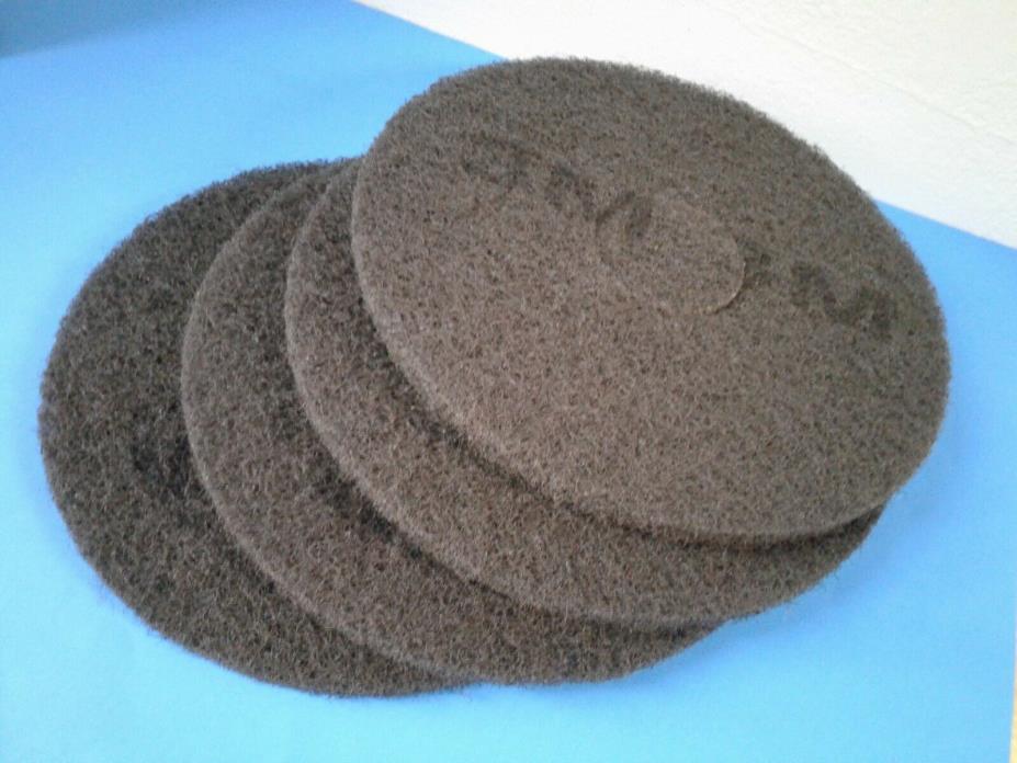 13 in. 3M stripper pads 175 to 600 RPM Black New old stock (four pads.)