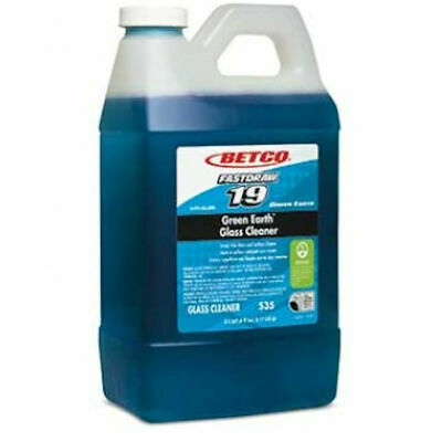 Betco  FastDraw 19 Green Earth Glass Cleaner - 2 Liter