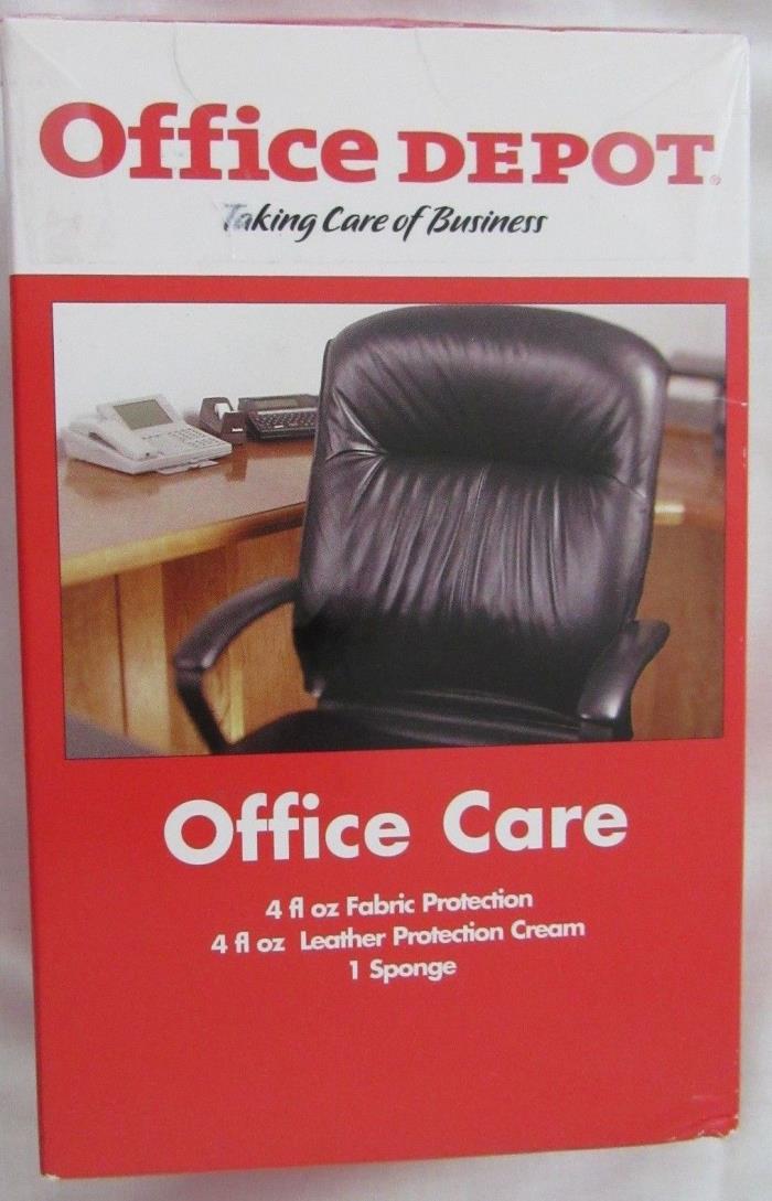 OFFICE CARE FABRIC PROTECTION LEATHER PROTECTION CREAM SPONGE OFFICE DEPOT