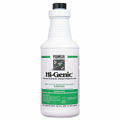 Hi-Genic Non-Acid Bowl & Bathroom Cleaner, 32oz Bottle F270012  - 1 Each