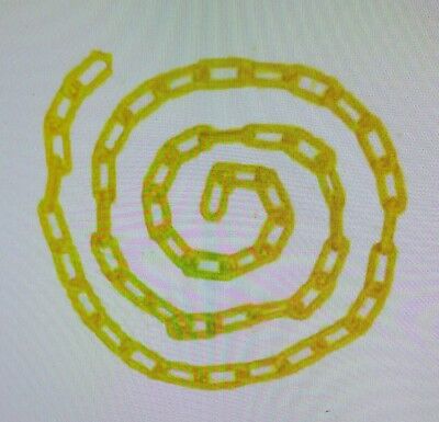 Rubbermaid Commercial Yellow Safety Chain 20' Use With Floor Sign #FG618400