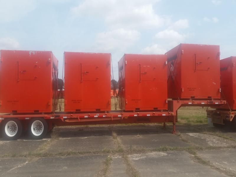 42' Low Boy Trailer w/ Boom Filled Containers for Spill Containment Units !!!!!!