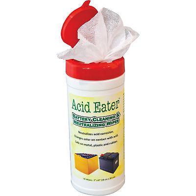 Acid Eater Battery Cleaning & Neutralizing Wipes- 12-Ct. Case of 30-Ct. Pkgs.