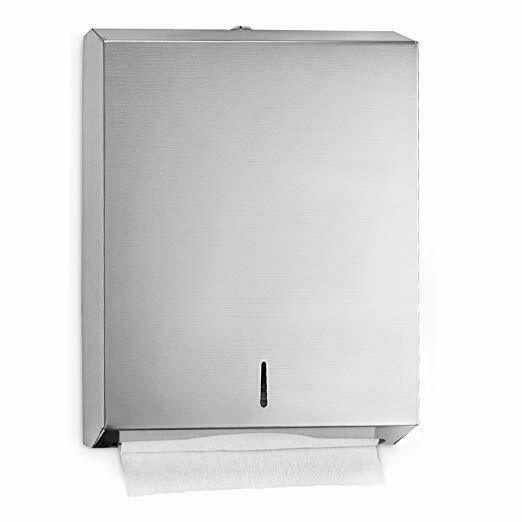 Paper Towel Dispenser For Bathroom Kitchen Stainless Steel C Fold Multifold Home