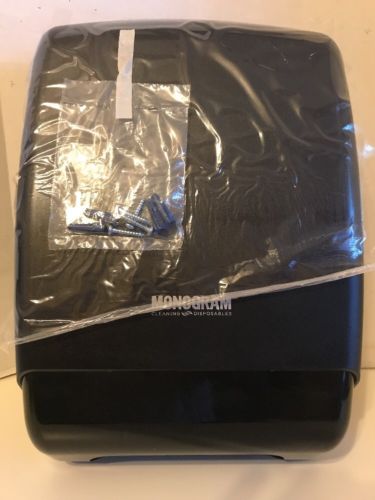 Monogram Translucent Smoke C-Fold Multifold Paper Towel Dispenser, NEW