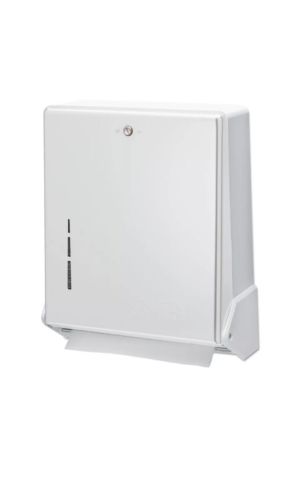 1 True Fold C-Fold/Multifold Paper Towel Dispenser, White, 11 5/8 x 5 x 14 1/2