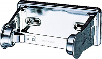 San Jamar R200XC Stainless Steel Standard Roll Locking Toilet Tissue Dispenser