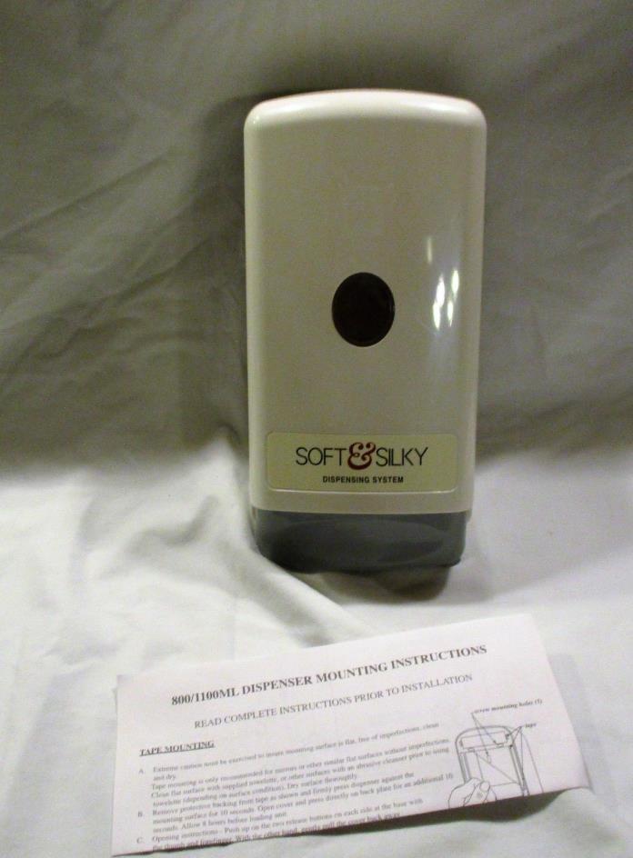 NEW LOT 12  Soft & Silky Deluxe Soap Dispensers Off White 9952 ZPL Wall Mount