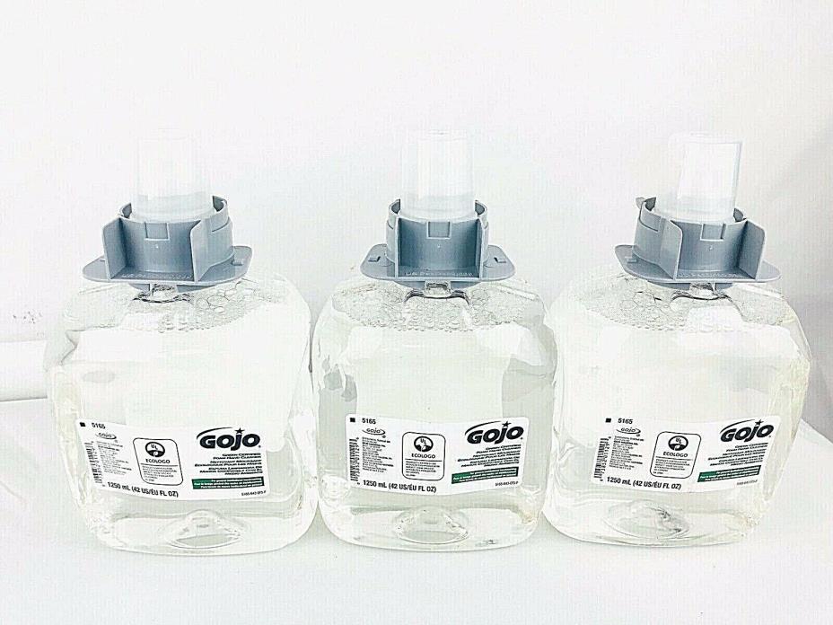GOJO Luxury Foam Hand Soap, Antibacterial, 42 Oz. 3 Bottles = 126 Oz