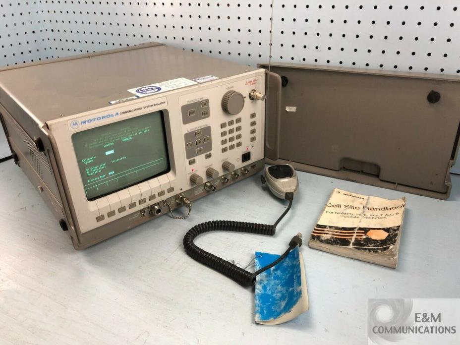 R2600CZCBS MOTOROLA GENERAL DYNAMICS 2-WAY RF COMMUNICATIONS SYSTEM ANALYZER