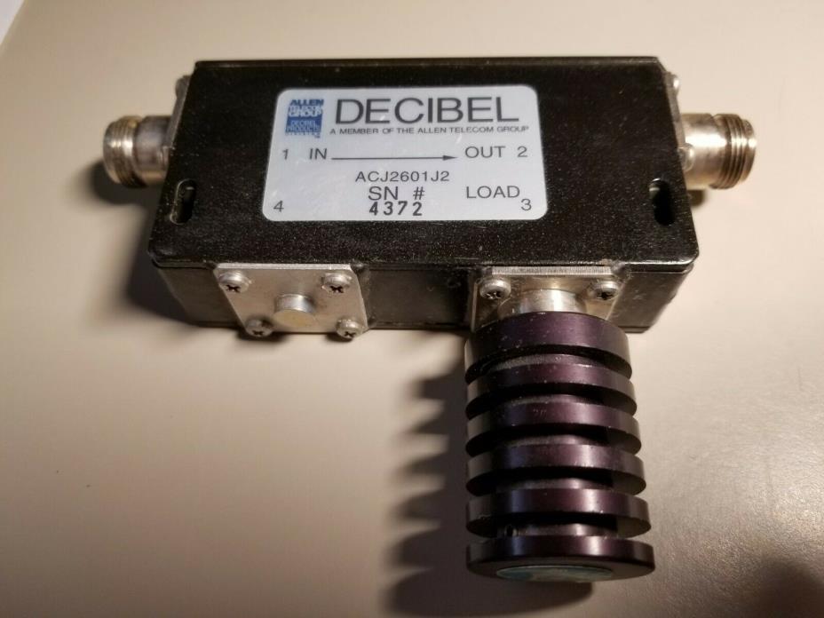 Decibel Products ACJ2601J2 DUAL Isolator 450-512 mhz, 150 Watts