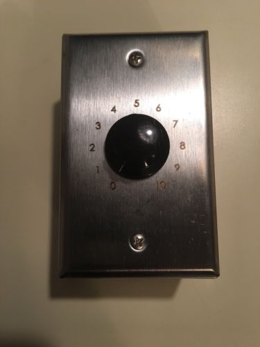Valcom V-1092 S/S Speaker Volume Control With Backbox
