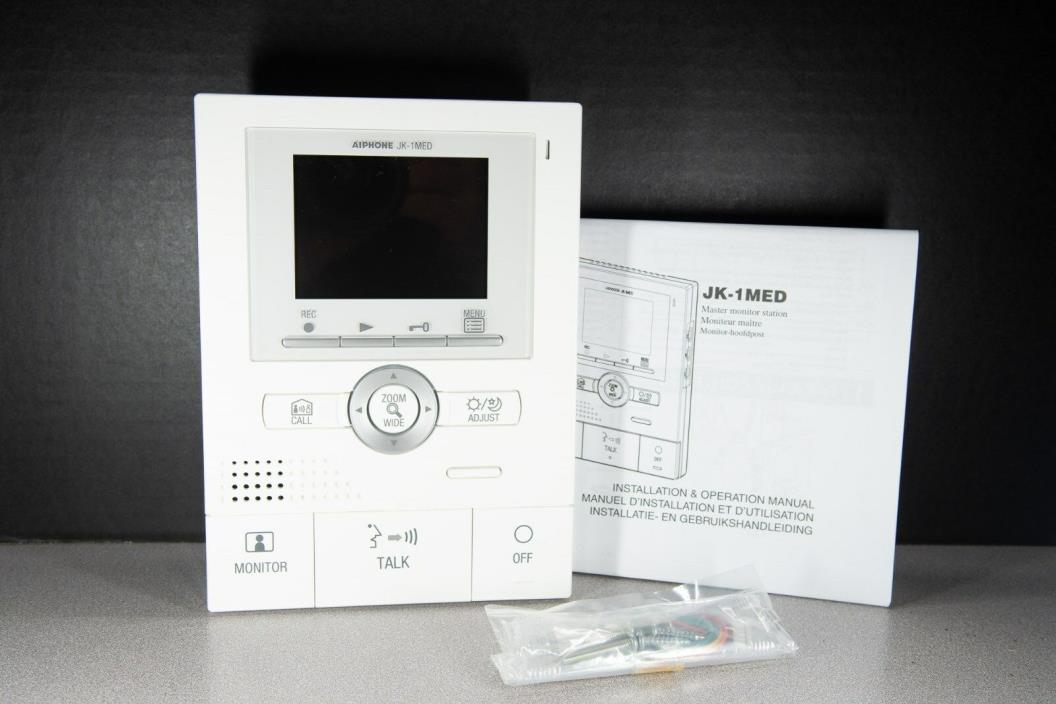 AIPHONE | JK-1MED MASTER MONITOR STATION WITH MEMORY FOR THE JK SERIES