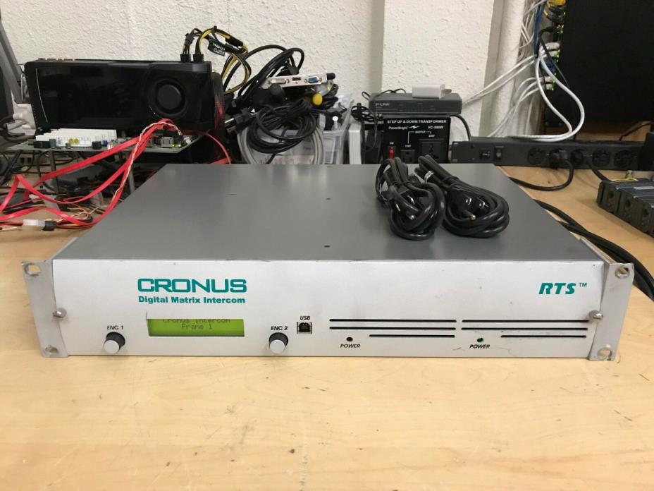 TELEX RTS CRONUS 90007770000 DIGITAL MATRIX INTERCOM 9030-7784-001 9030-7835-000