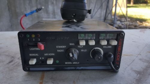 Code 3 Model 3892L4  Siren Control Wail Air Horn Yelp