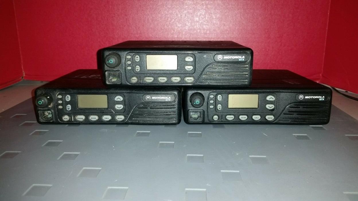Motorola GTX 2-Way Radios Bundle (2x M11UGD6CB1AN & 1x M10UGD6DC5BN)