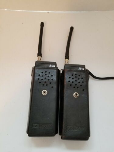 Vintage Pair Of ICOM IC-H2 Handheld Police Radios -no charger
