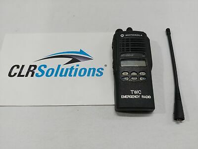 Motorola HT1250 LS+ AAH25SDH9DP7AN 450-512MHz UHF Two-way Portable Radio