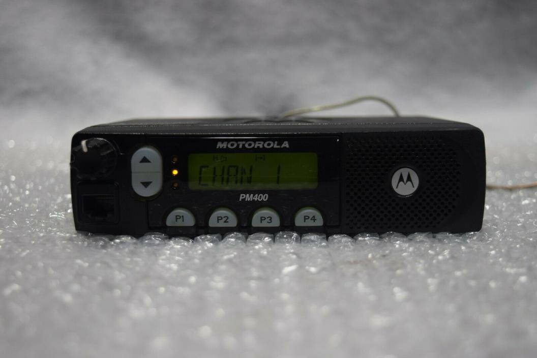 Motorola PM400 64 channel UHF 2 way mobile radio, high power, LTR compatible