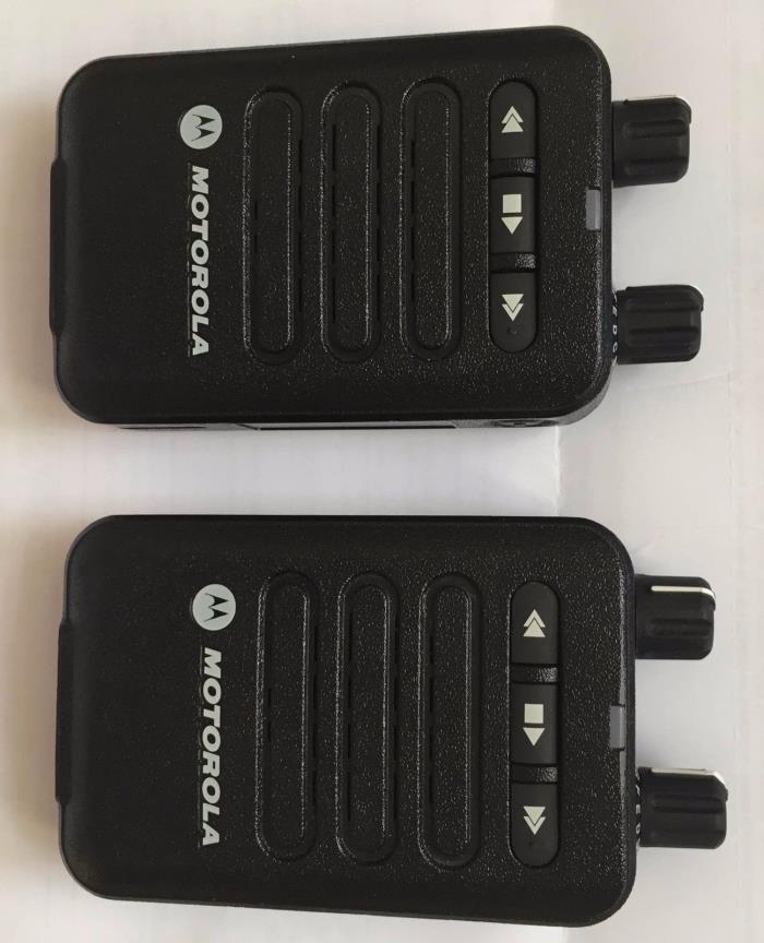 Two Pcs - Motorola Minitor 5ch UHF476 -512 Mhz
