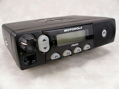 Motorola PM400 UHF 64ch 40w LTR Mobile Radio w/New Accessories