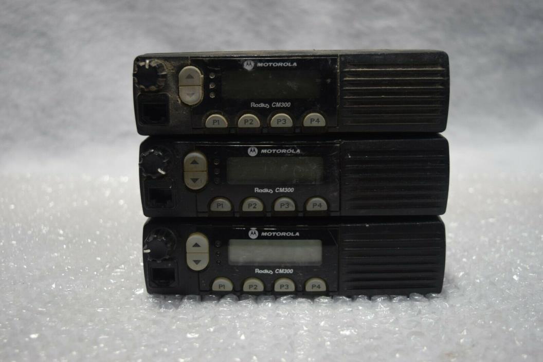 Motorola CM300 Mobile Radios LOT OF 3