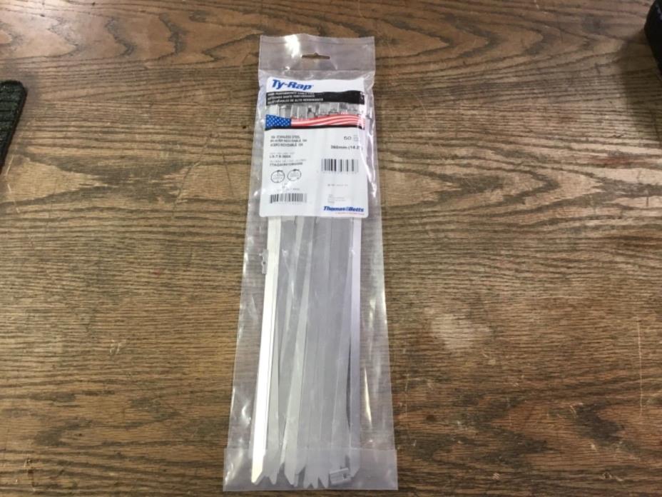 Stainless Steel 14.2” Cable Ties (50 pc) per bag (10 bags)