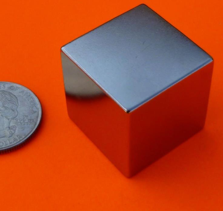 Applied Magnets Strong N52 Neodymium Magnet 1 inch Cube